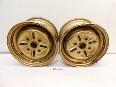 1995 Yamaha Kodiak 400 OEM Front Wheels Rims 12X6.5 3HN-25180-00-3H