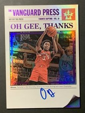 2017-18 Vanguard OG Anunoby Hot Off The Press Purple Auto Rc 16/49