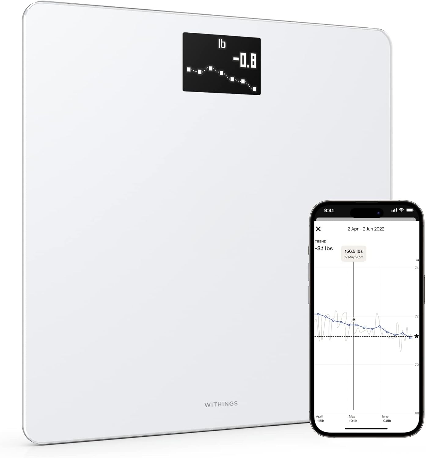 Withings Body Wi-Fi Smart Scale White