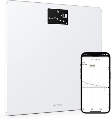 Withings Body - Digital Wi-Fi Smart Scale with 1 Count (Pack of 1), White 