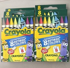 4x Crayola Crayons Limited Edition With 8 retired colors