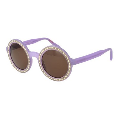 Andy Wolf Purple Acetate Sunglasses 100% Authentic