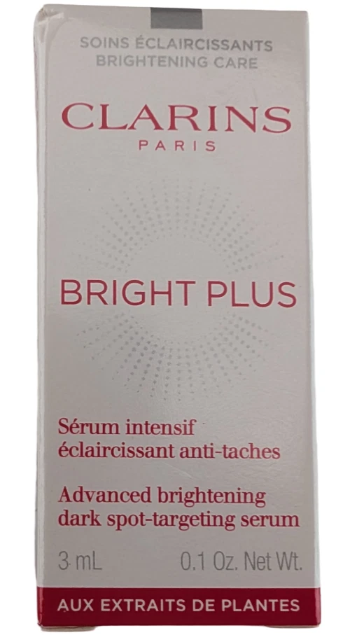 Clarins Bright Plus Advanced Brightening Dark Spot Serum 3 mL 0.1 oz Sample - Image 2 of 4