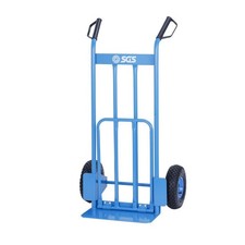 SGS Heavy Duty Pro Sack Truck Sturdy Steel 200kg Load, Comfort Pneumatic Wheels
