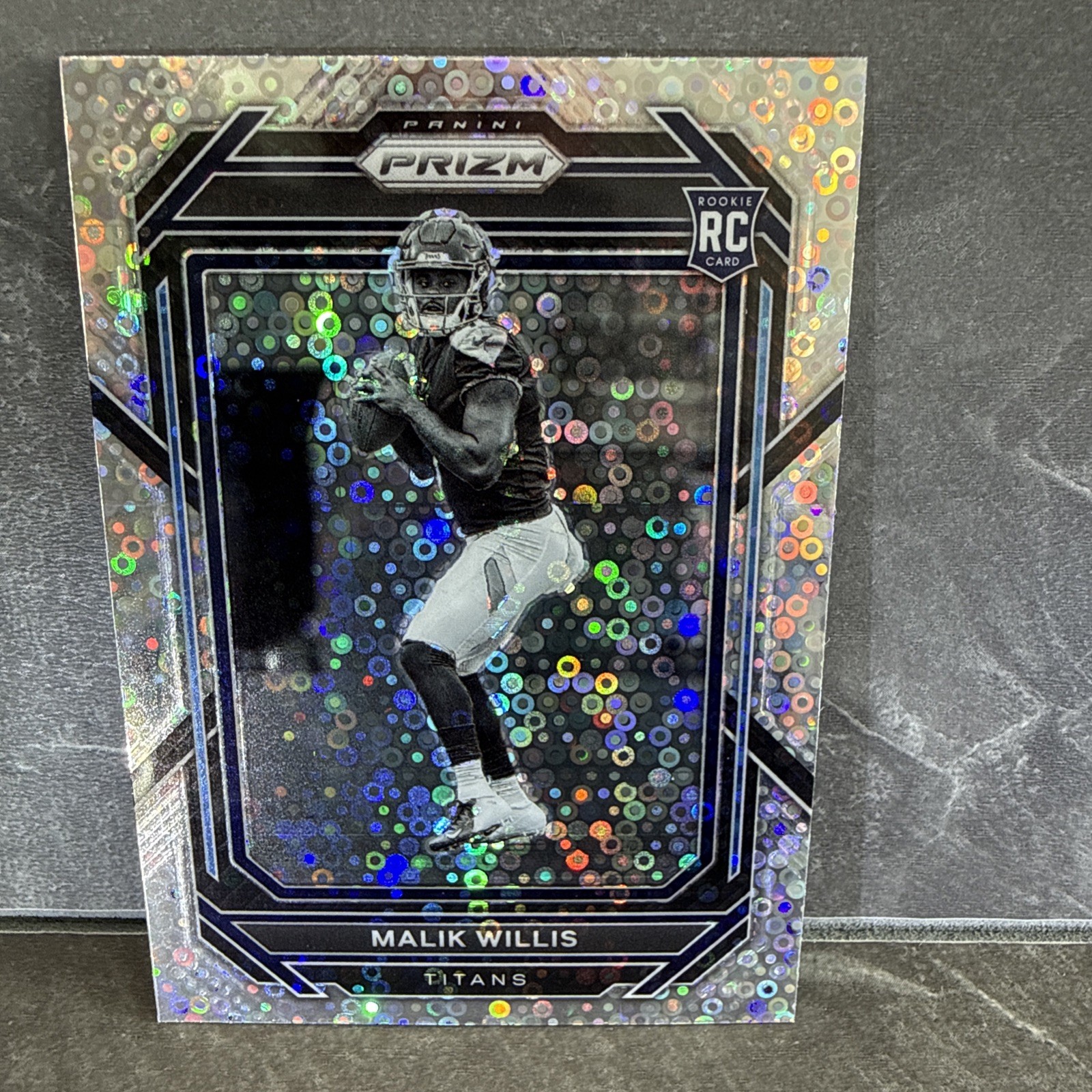 2022 Panini Prizm #303 Malik Willis Rookie Variation Negative Silver Disco Prizm