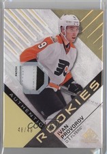2016-17 SP Game Used Gold Spectrum Premium Material 48/49 Ivan Provorov #106 0c3