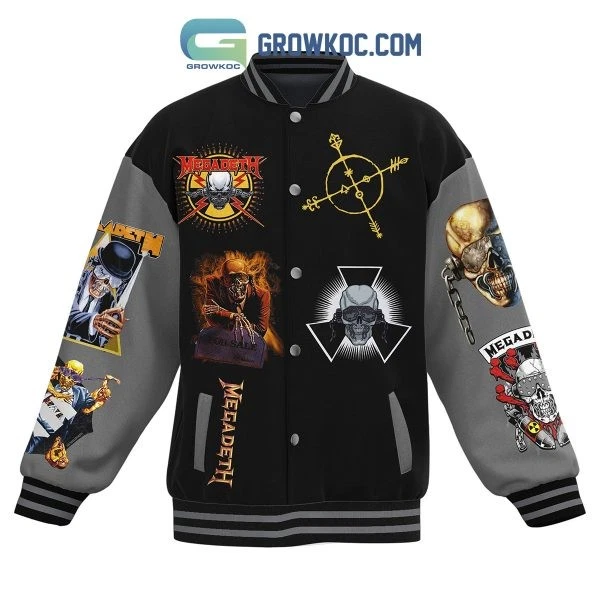 Megadeth Buried Alive In Metal Baseball Jacket