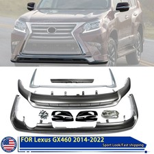 Fits Lexus Gx460 2014-2022 Grey Body Kit Front Rear Lower Lip Spoiler Splitter