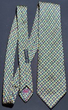Brioni Silk Tie Multicolor Geometric
