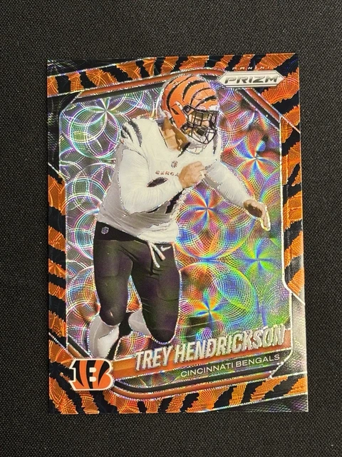 2025 Panini Prizm Trey Hendrickson Prizm Tiger SSP