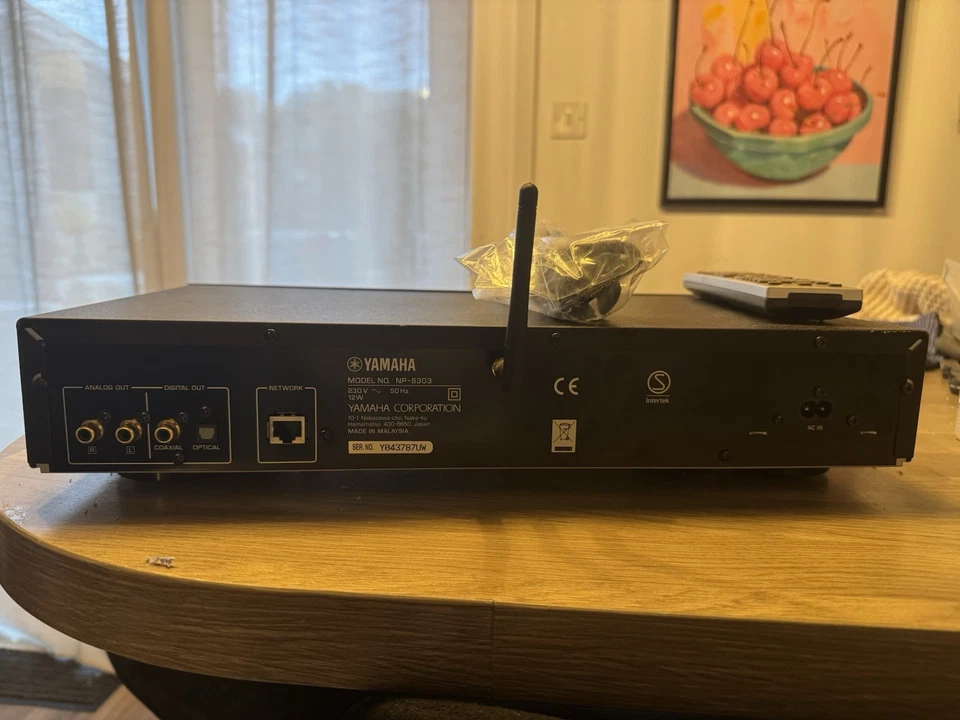 Yamaha NP-S303 Network Player RCA Analog Audio Highreso sound source Streaming - Image 2 of 4