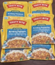 Tasty Bite Indian Bombay Potatoes - Gluten Free, Vegan 10 oz Lot Of 6