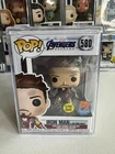 Funko Iron Man #580 Marvel Avengers Endgame Glow Vinyl Figure w/ Protector