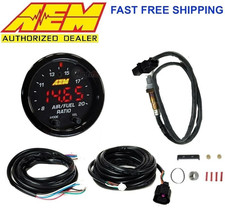 AEM X-Series Wideband UEGO AFR Sensor Gauge 30-0300 LSU 4.9 Controller Kit New