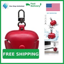 Bose Ultra Open Earbuds Leather Case Red PU Protective Cover