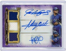 2020 Topps Triple Threads Autograph Ivan Rodriguez Adrian Beltre Elvis Andrus 27