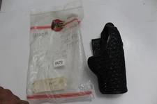 Don Hume H746 SH NO. 26-5" RH Black Leather Duty Holster - Basketweave