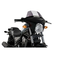 Puig Batwing Screen SML Touring FUR Honda CMX500 Rebel 17-19 Light SMOKE-21060H