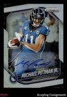 2025 Panini Prizm Autographs Prizms Silver #23 Michael Pittman Jr. AUTO COLTS
