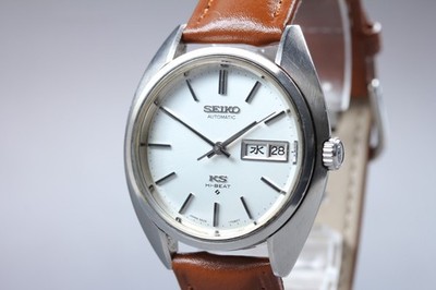 [N MINT] Vintage KING SEIKO 5626-7080 Hi-Beat Silver 37mm AT  Men's Watch JAPAN
