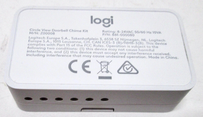 Logitech Circle View Smart Doorbell Chime /( BOX NO COVER)- Model
