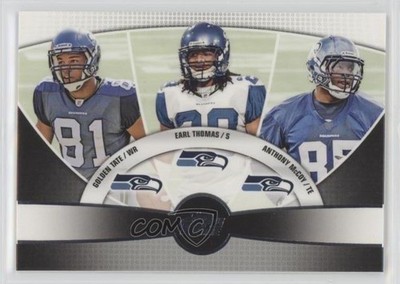 2010 Prime 3rd Quarter Earl Thomas III Golden Tate Anthony McCoy Rookie RC aa7