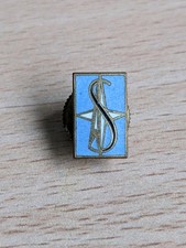 Vintage Sud Aviation Miniature Enamel Lapel Pin Badge. French Flying Aeroplanne