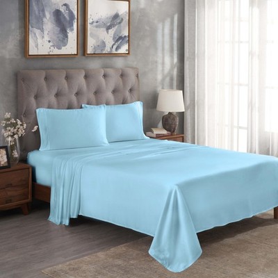 Modal from Beechwood 300 Thread Bed Sheet Set, 1 Elastic Extra Deep Fitted Sh...