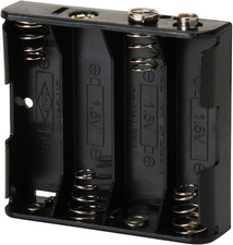 Battery Holder for 4 AA with Standard Snap Connector : BH341