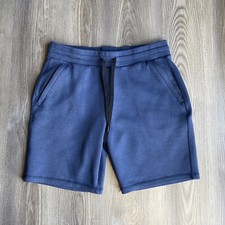 32 Degrees Cool Mens Tech Comfort Breathable Shorts Black/Blue SZ Medium
