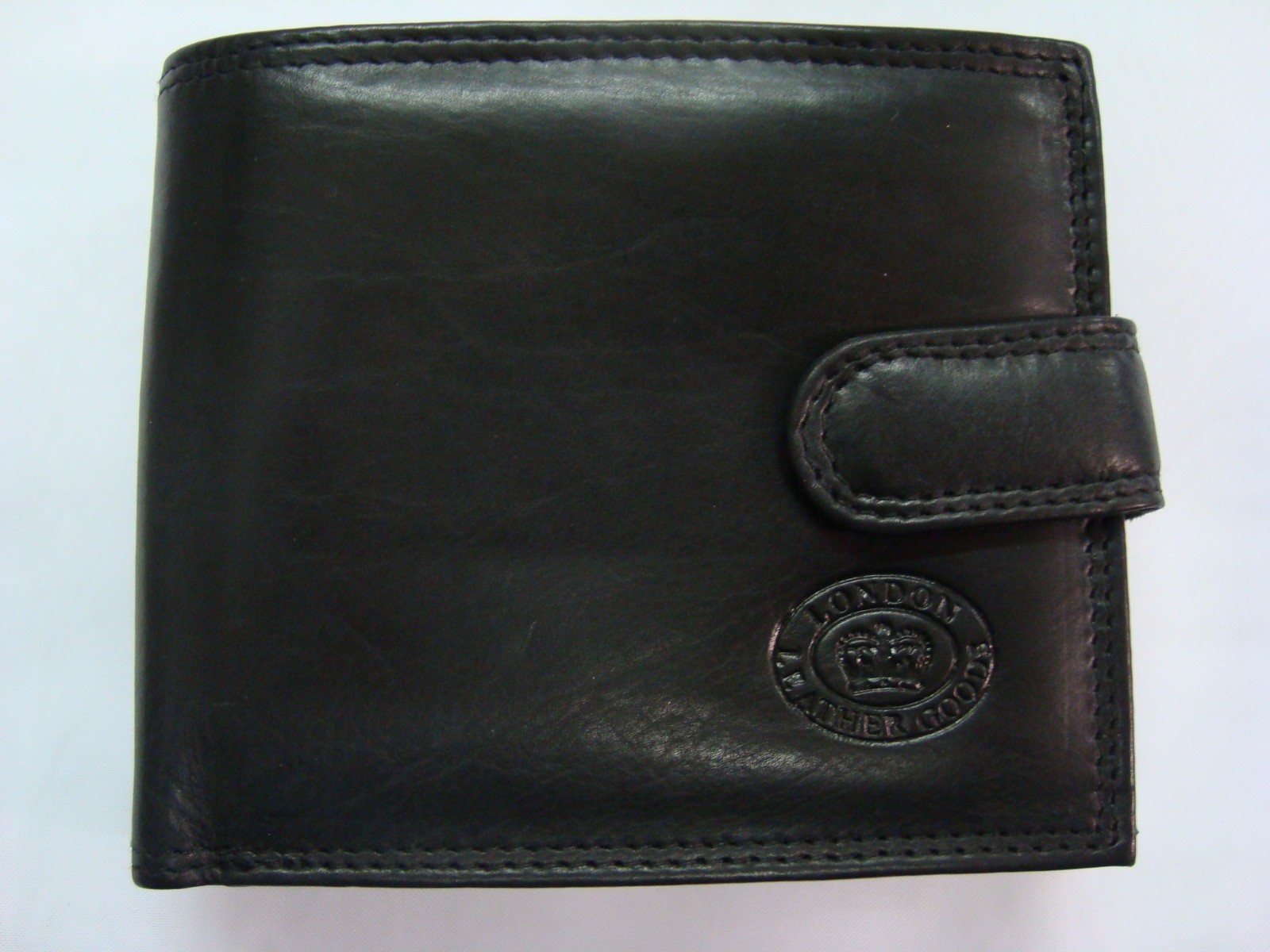 High Quality Luxury Mens Soft Leather Wallet With Large Zipped Coin
