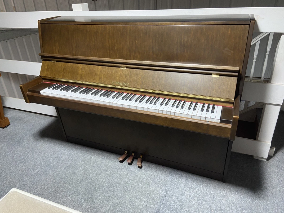 Beautiful Upright Strauss Piano In Superb Condition