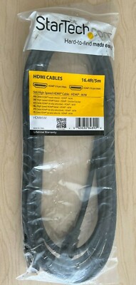 STARTECH.COM HDMM5M ULTRA HD CONNECTIONS HIGH SPEED HDMI-HDMI M/M 5M 16.4FT