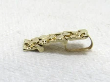 14k Yellow Gold SKATEBOARD Nugget Bar 7/8" Pendant 4m Hidden Bail 2.3g Beautiful