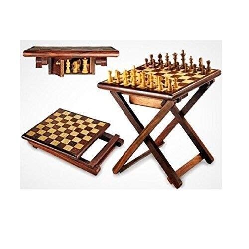 Wooden foldable printed chess board 15.74 X 15.74  : Chess Shop Online