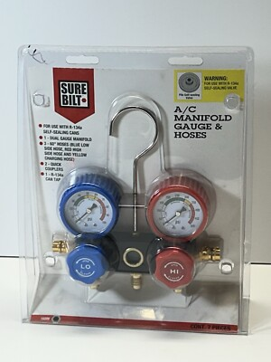 #ad SURE BILT A C Manifold Gauge amp; Hoses 1020V NEW SUREBILT $44.50