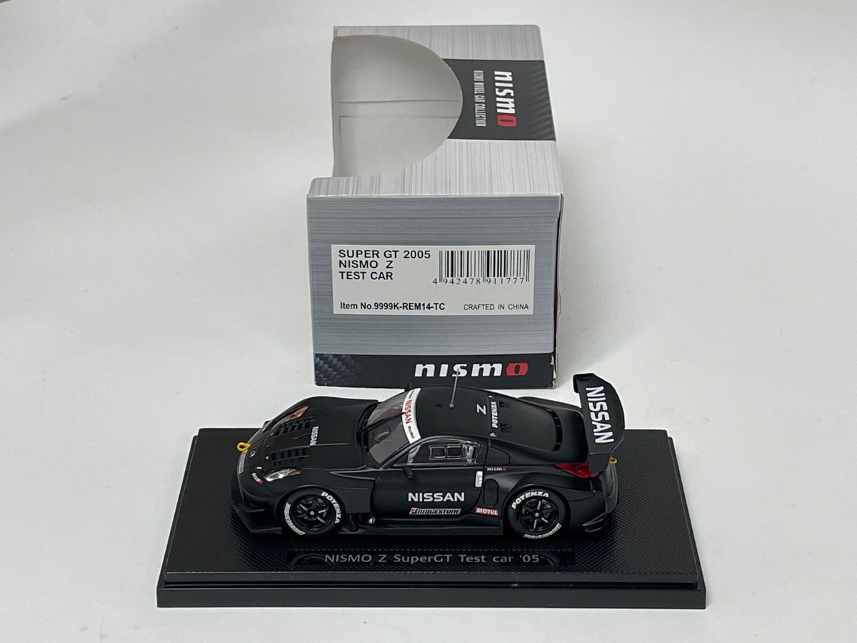 ミニカー　NISSAN 2005 SUPER GT TEST CAR 1/43 Ebbro 2005 Nismo Z Super GT Test Car in Black 9999K