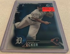 2016 Bowman Chrome Draft Baseball Mark Ecker Detroit Tigers Refractor #BDC-114