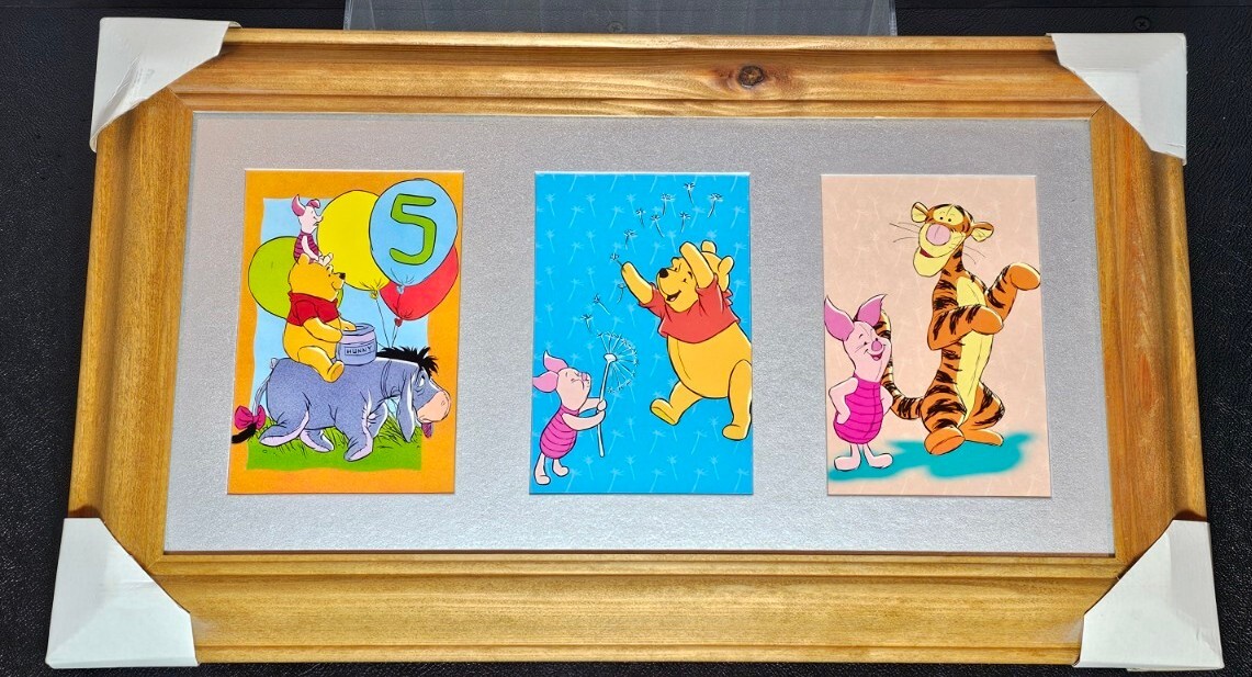 Winnie the Pooh framed pictures/Trio of Pictures.