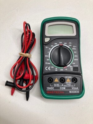Mastech Multimeter Mas830b Green And Grey