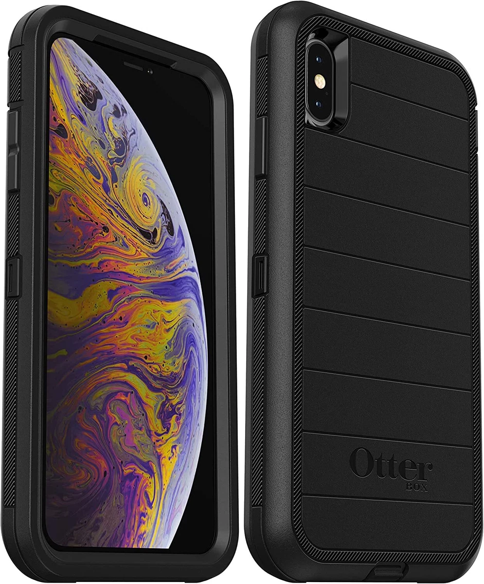 OtterBox Defender Series Rugged Case for iPhone Xs MAX Black Microbial Defense