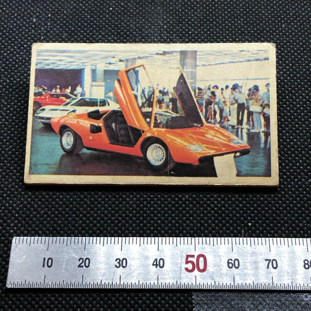 Lamborghini Countach LP400 Supercar kaku Menko Japanese Vintage