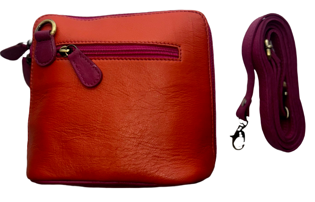 Genuine Leather Cross Body Bag for Women Mini Vera Pelle Small Shoulder Handbag eBay