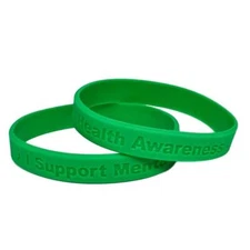5 Pc I Support Mental Health Awareness Medical Grade Silicone Bracelets