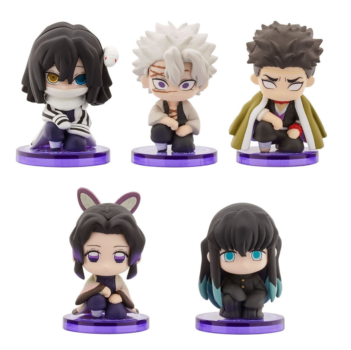 818,鬼滅の刃　Demonslayer フィギュアセット　まとめ売り DEMON SLAYER KIMETSU NO YAIBA Suwarasetai SERIES 2 Bandai