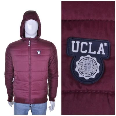 Vintage UCLA Puffa Jacke M US College Uniauswahl University Puffer Gepolstert - Bild 1 von 4