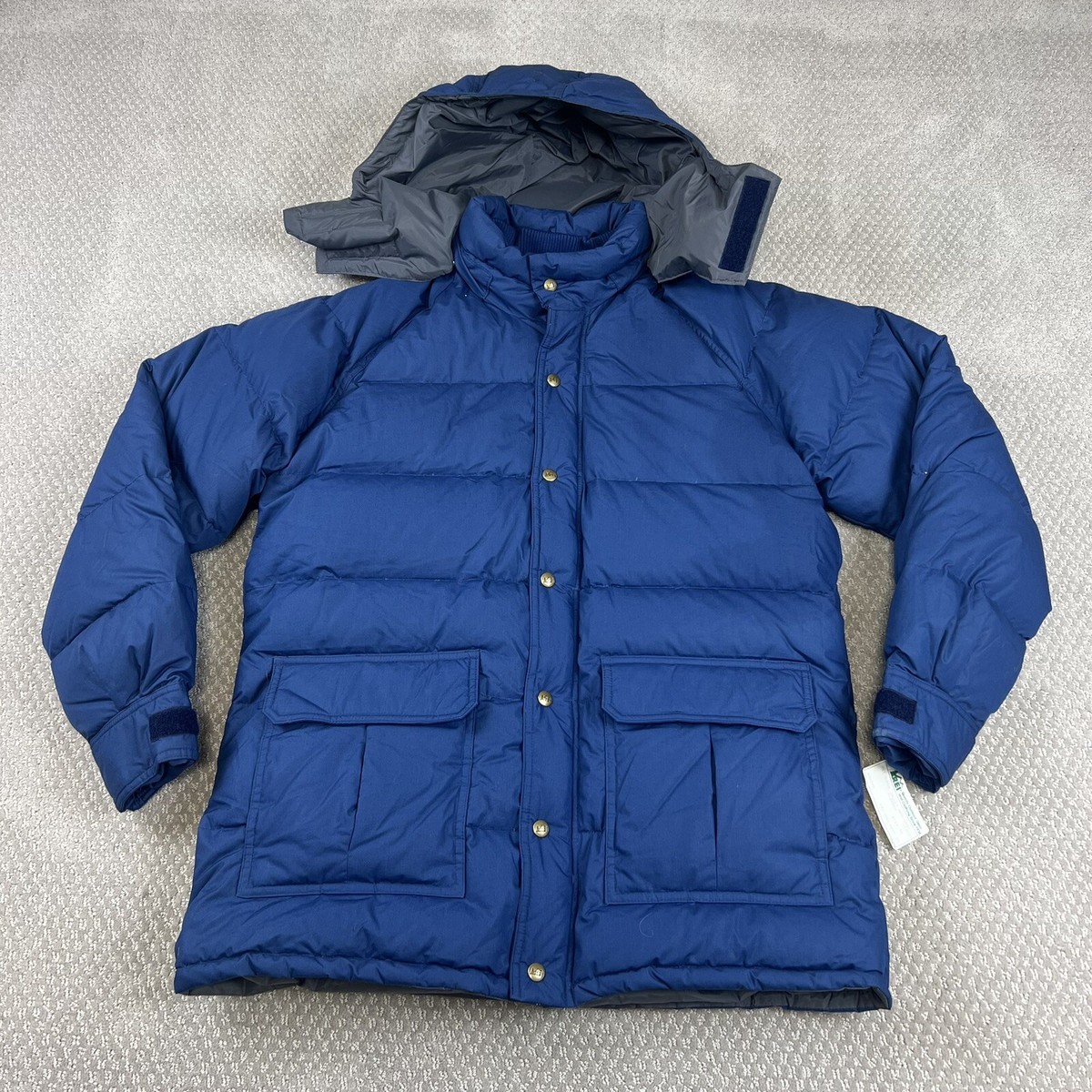 ジャケット・アウター 80s REI down jacket Vtg 80s REI Goose Down Parka Men's Sz Large Super Jacket NWT