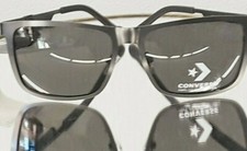 CONVERSE Sunglasses H077 Dark Gunmetal NEW 57-16-140 Metal frame gray tint
