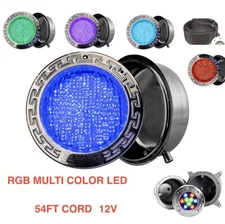  EPISTAR 50,000+hours BIG LED Swimming Pool Light 12V 100FT  Cord MULTICOLOR RGB