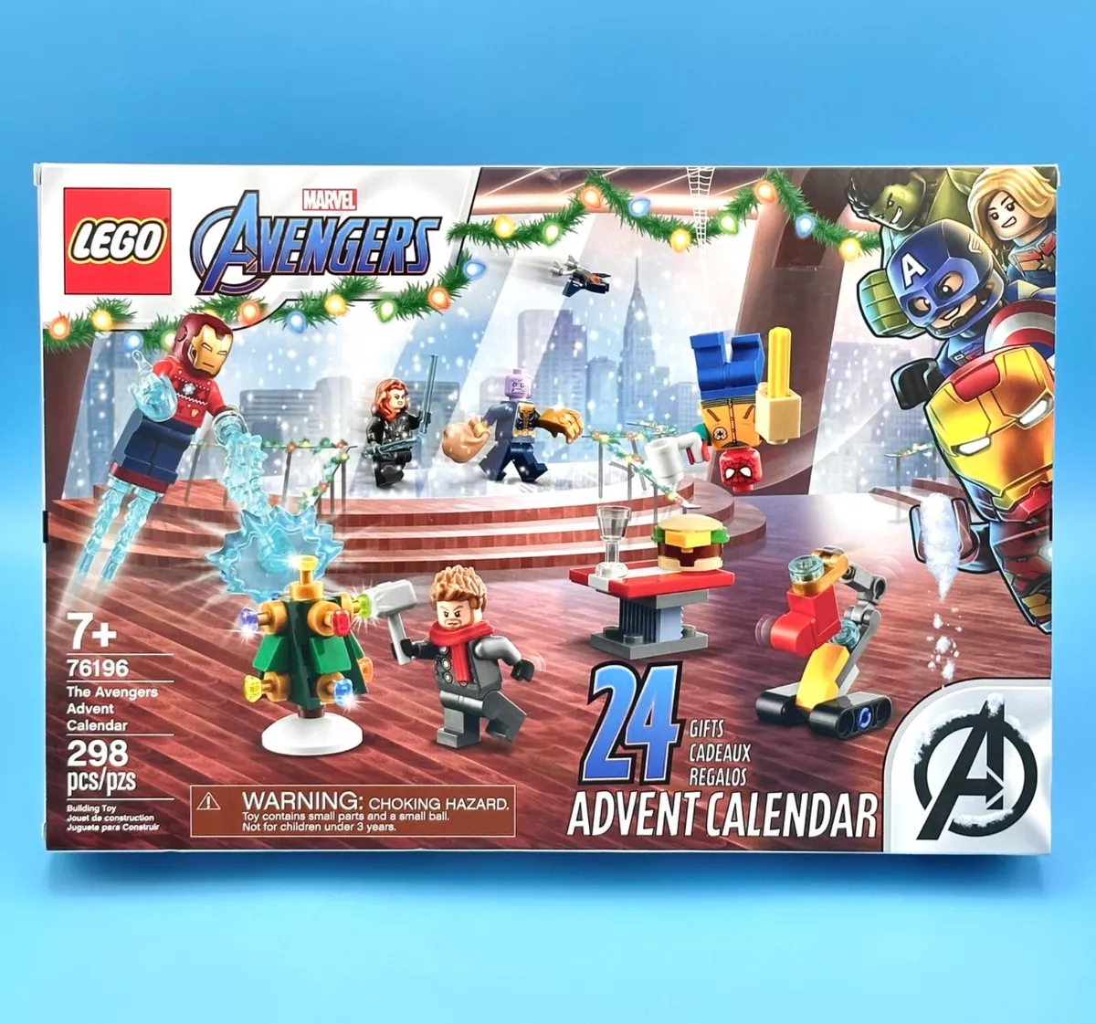 LEGO Marvel The Avengers Advent Calendar 76196 Building Toy for Fans of Super Hero Toys (298 Pieces)